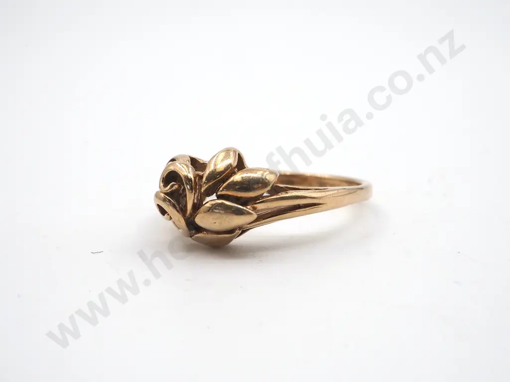 Sterling Silver Gold Plate Ring Image 1++