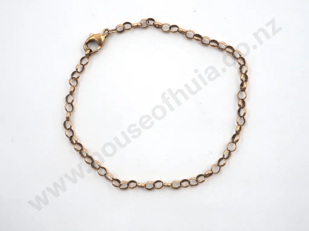 9ct Gold Belcher Bracelet Image 1++