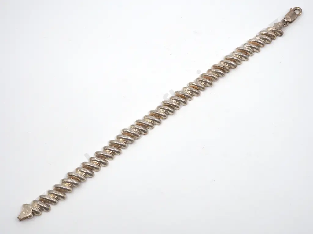 Sterling Silver Articulated Bracelet Image 1++