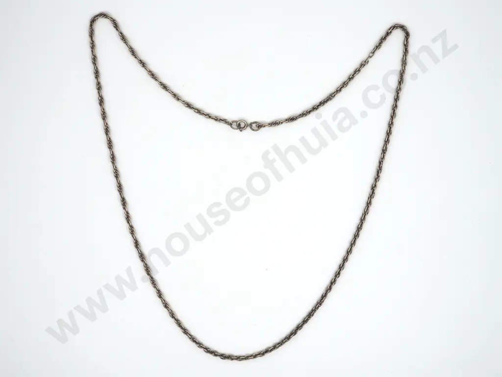 Sterling Silver Fancy Link Necklace Image 1++