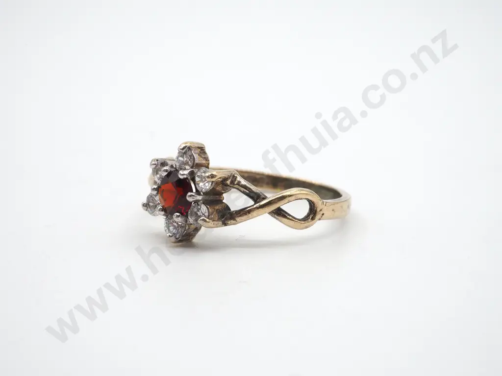 Possibly Ruby & Diamond RIng Image 1++