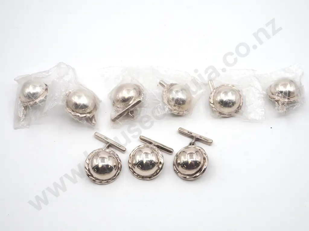 Assorted Lot of Sterling Silver Cufflinks Image 1++