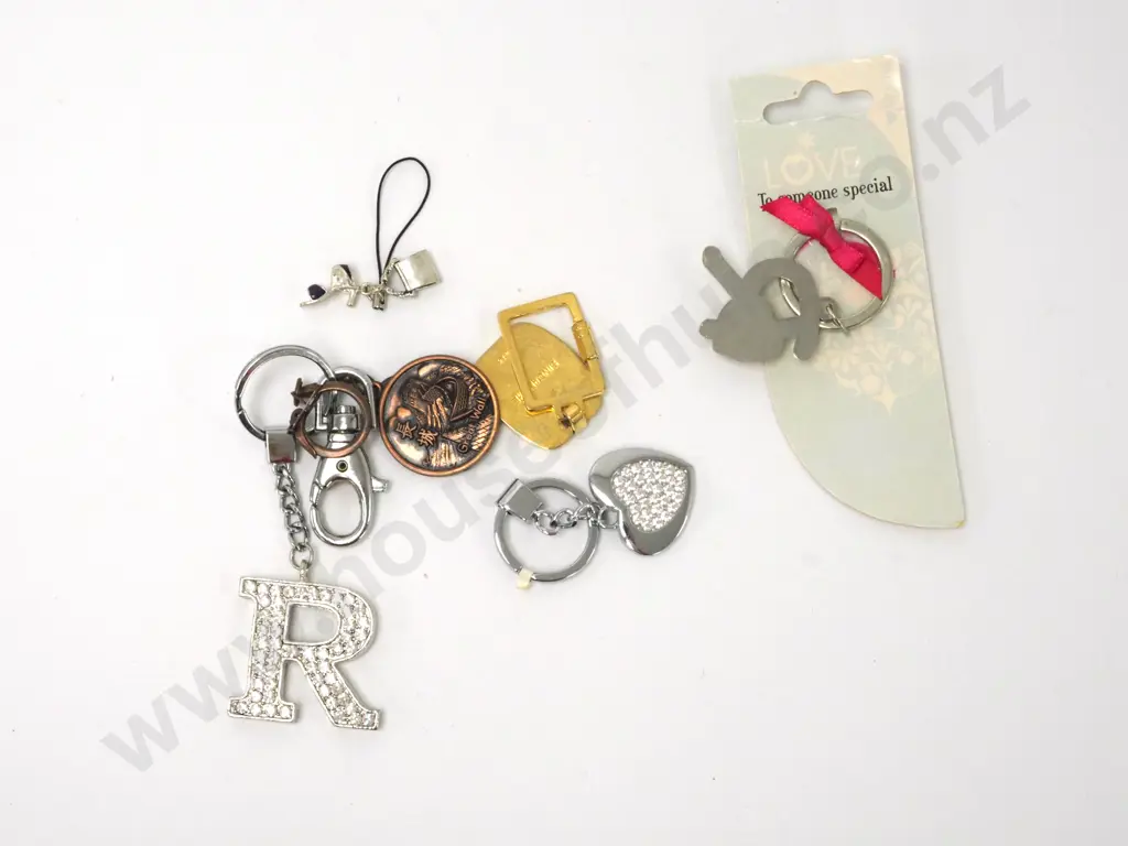 Bag Containing Keyrings Image 1++