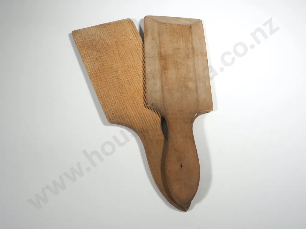 Two Wooden Butter Pats Image 1++