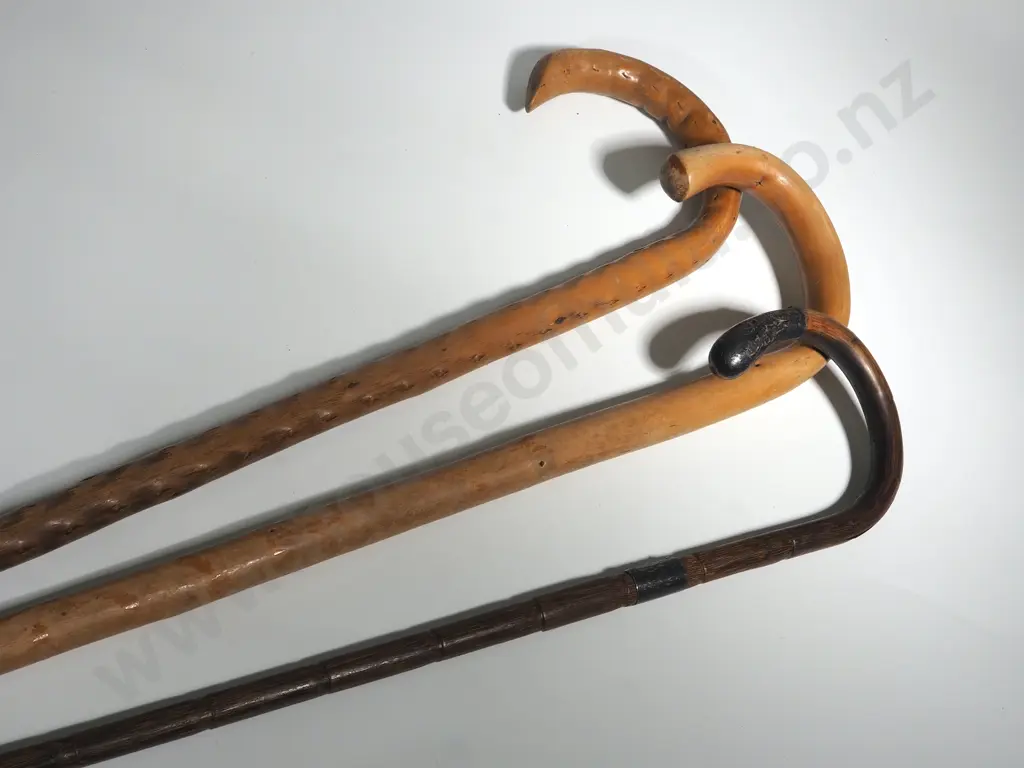 Three Vintage Walking Canes Image 1++