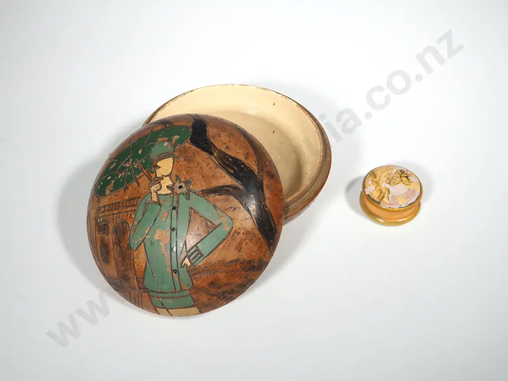 Two Carved Decorative Boxes  Image 1++