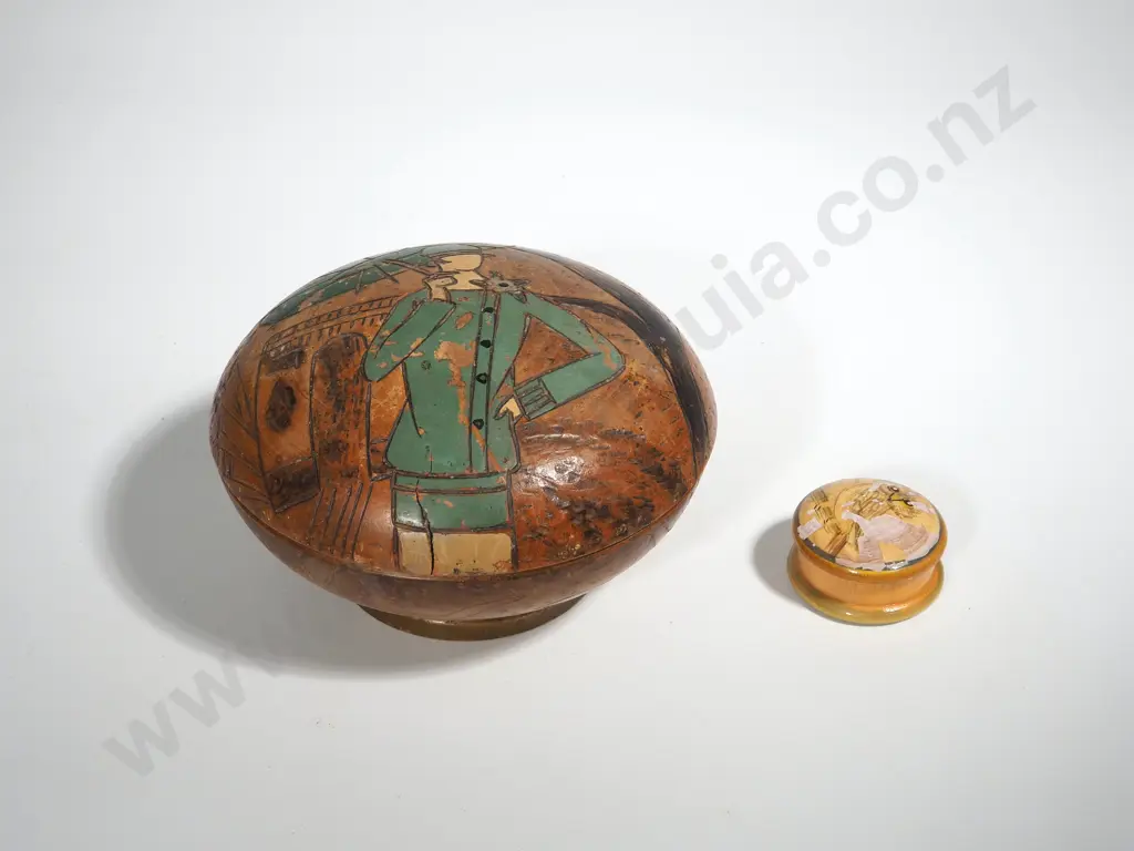 Two Carved Decorative Boxes  Image 1++