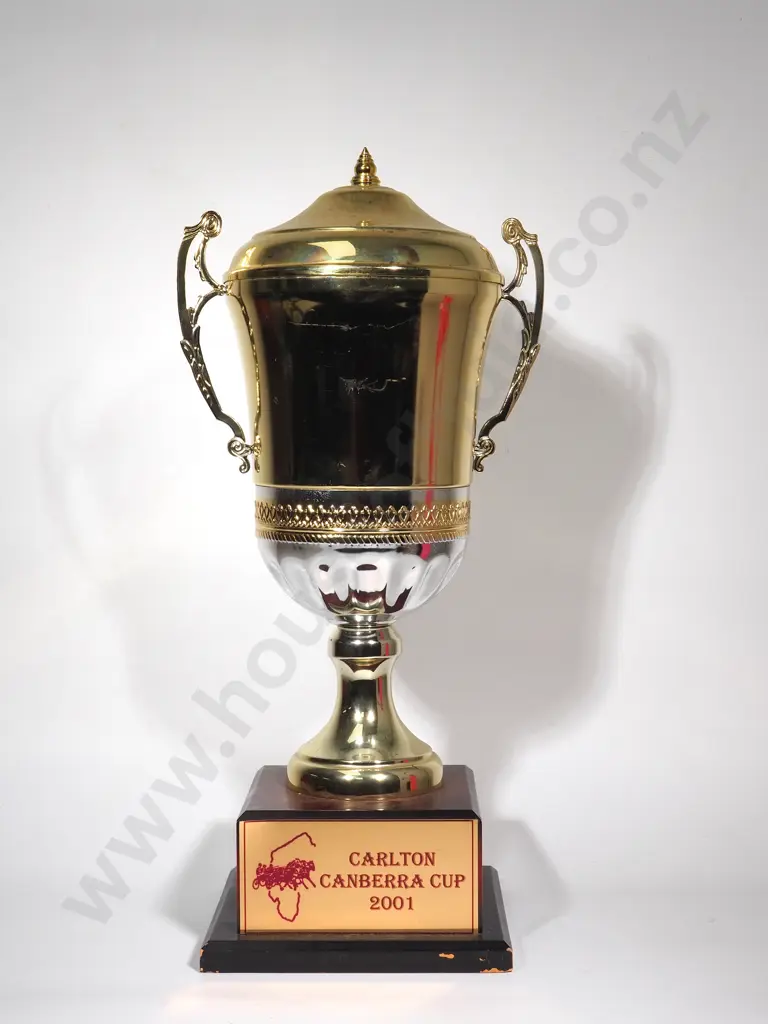 Silver/Gold Trophy: Carlton Canberra Cup Franco-Conquest Image 1++