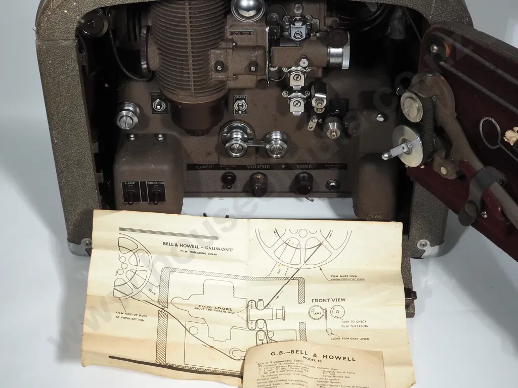 Large Antique Film Projector  Image 1++