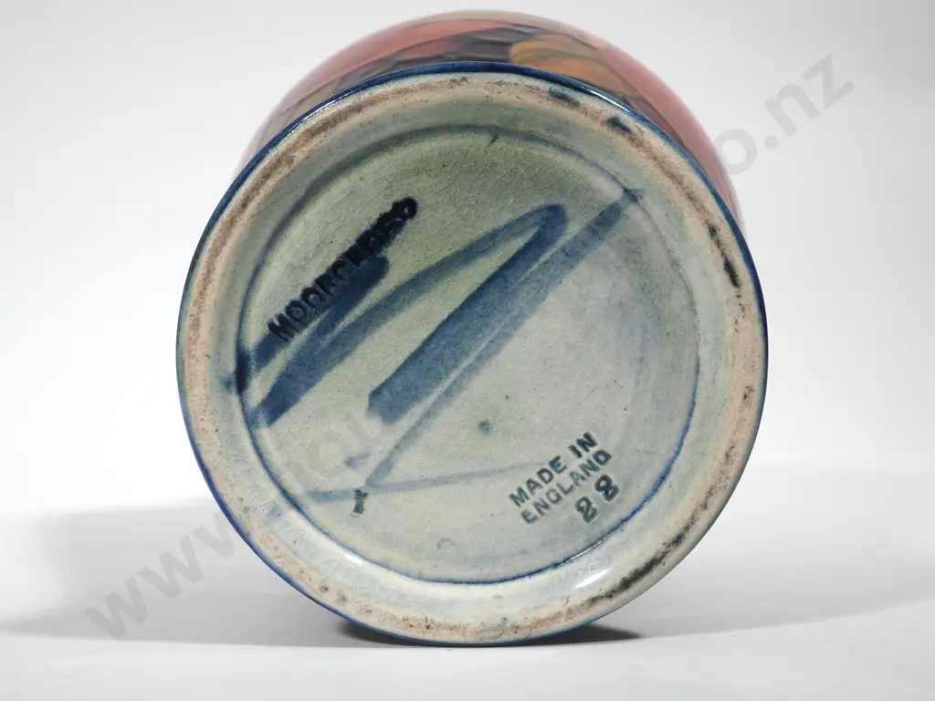 Moorcroft Vase in the Pomegranate Pattern - Blue Signature Image 1++
