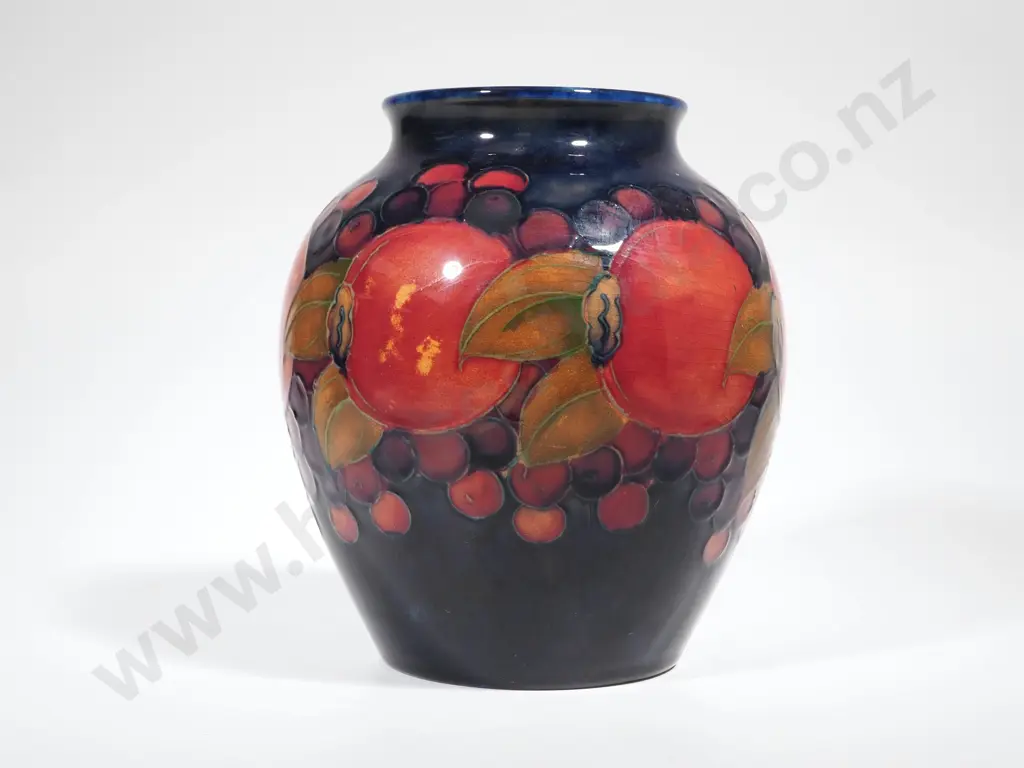 Large Moorcroft Vase in the Pomegranate Pattern - Green Signature Image 1++