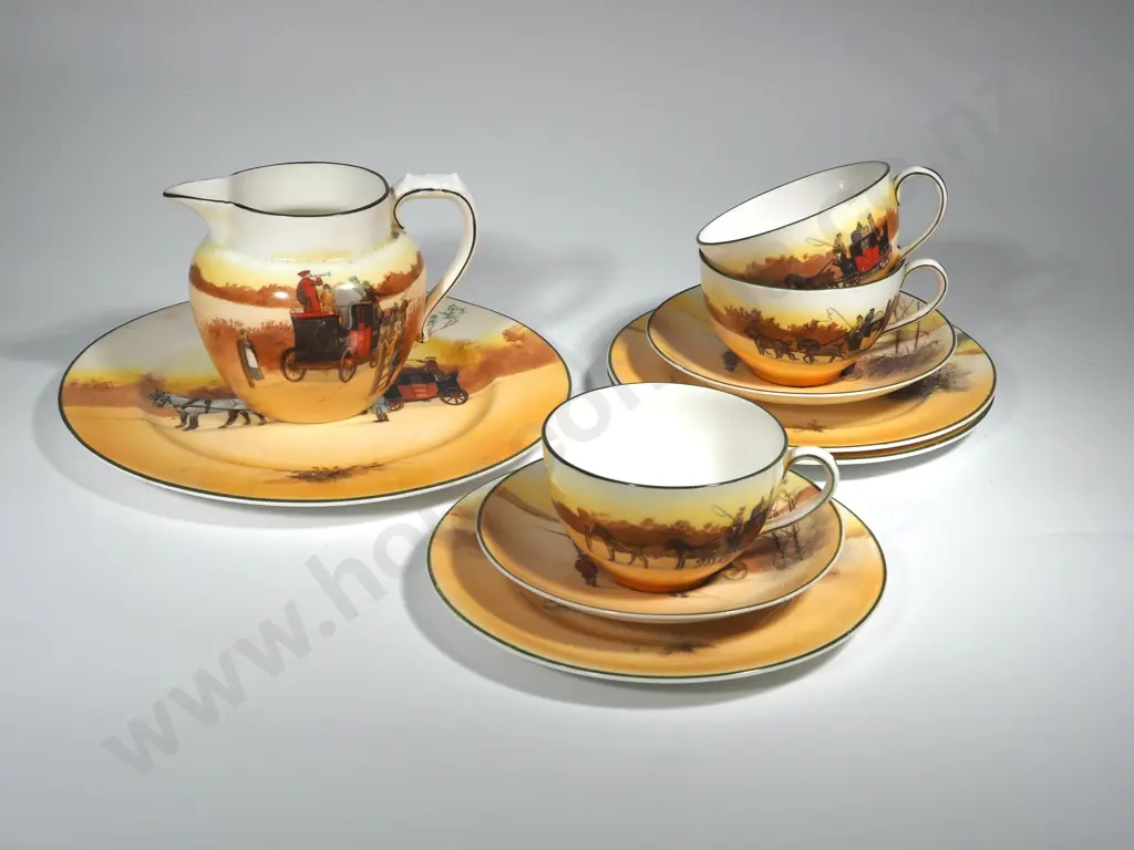 Collection of Royal Doulton Coaching Scene China Image 1++