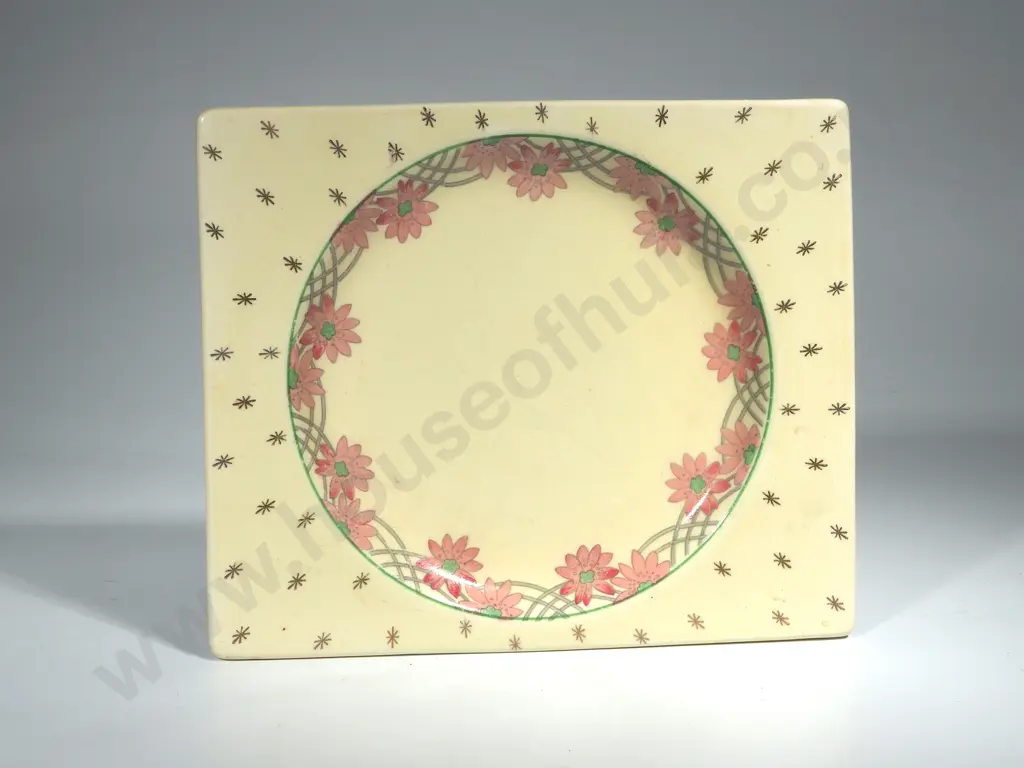 Biarritz Plate in Pinks, Greens & Golds Image 1++