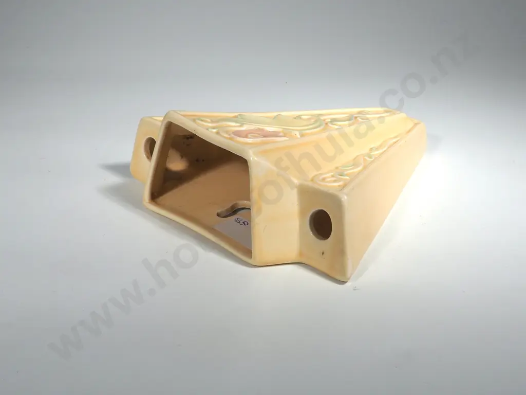 Gothic Wade Heath Yellow Ground Wall Vase Image 1++