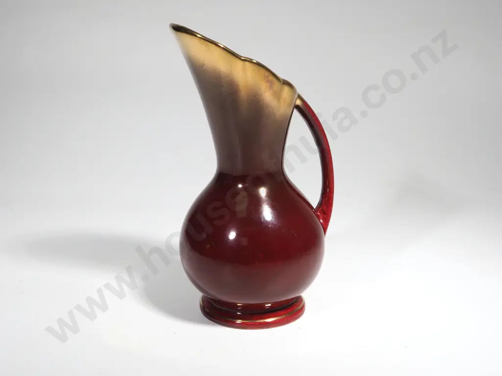 Scheurich gold rimmed vase  Image 1++