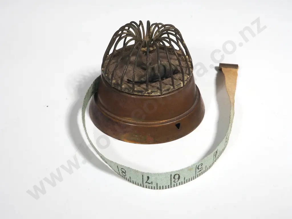 Antique Mechanical Mouse Cage Tape Measure Image 1++