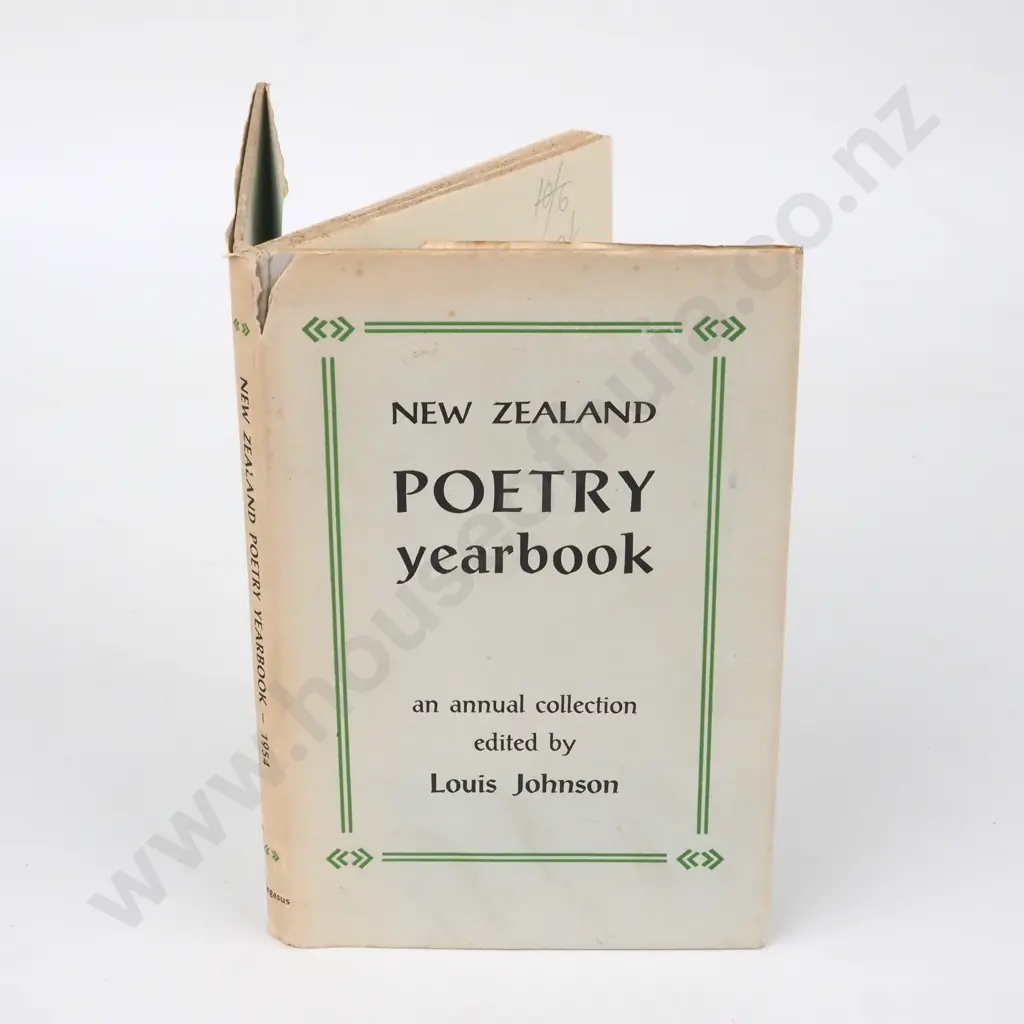 New Zealand Poetry Yearbook. An Annual Collection Volume Four -1954 Edition By Louis Johnson Image 1++