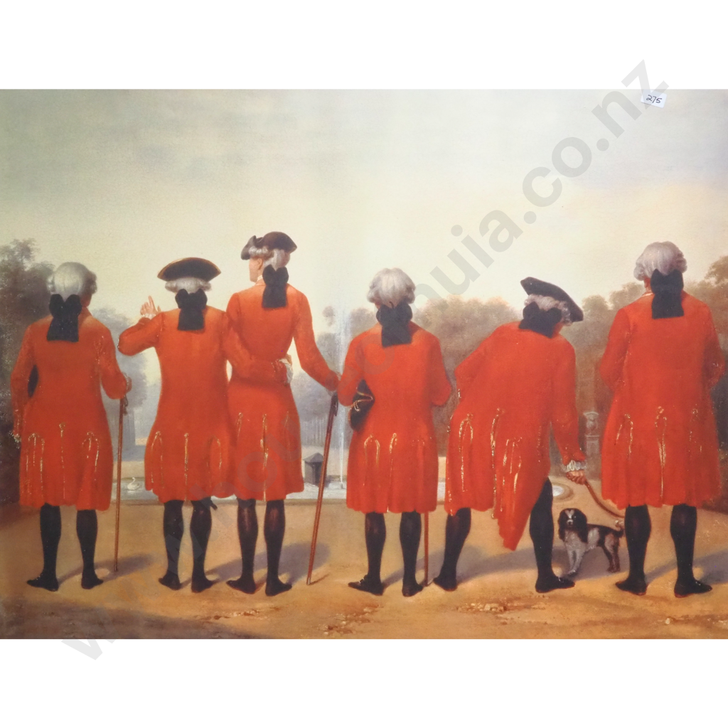 Canvas Print of Antique Painting "The Gentleman Of The Duke Of Orleans Image 1++