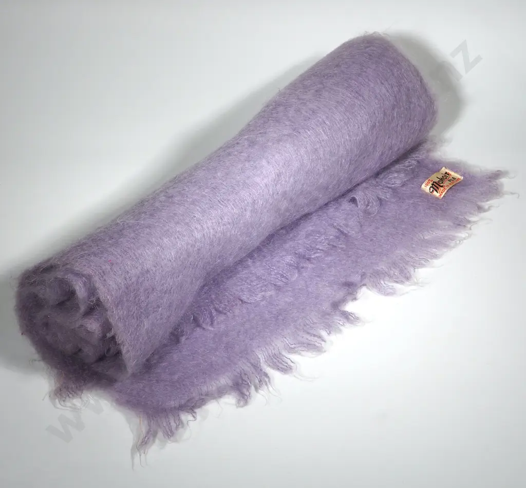Mauve Mohair Shawl  Image 1++