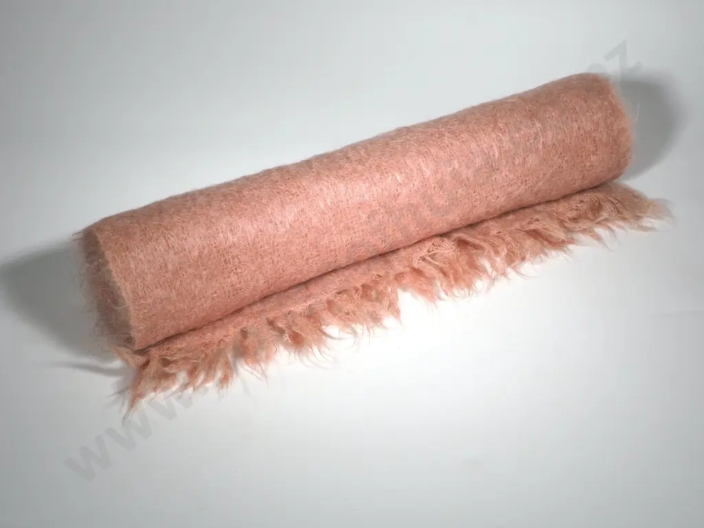 Soft Pink Mohair Shawl  Image 1++