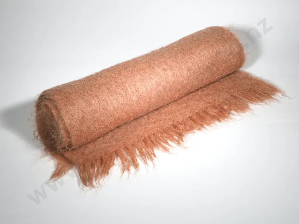 Camel Coloured Mohair Shawl  Image 1++