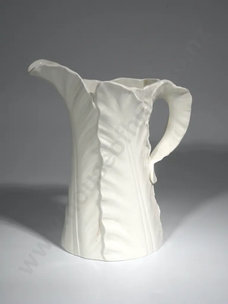 Large Royal Worcester Leaf Jug Image 1++