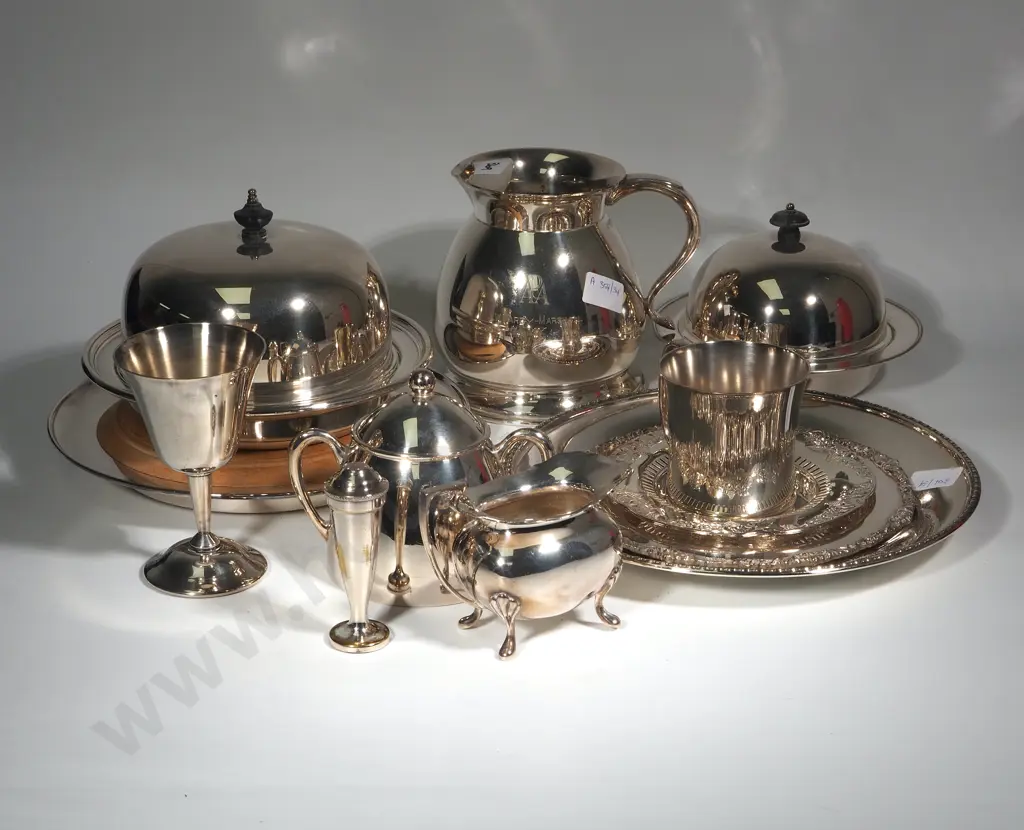 Assorted Lot of Silver Plated Items Image 1++