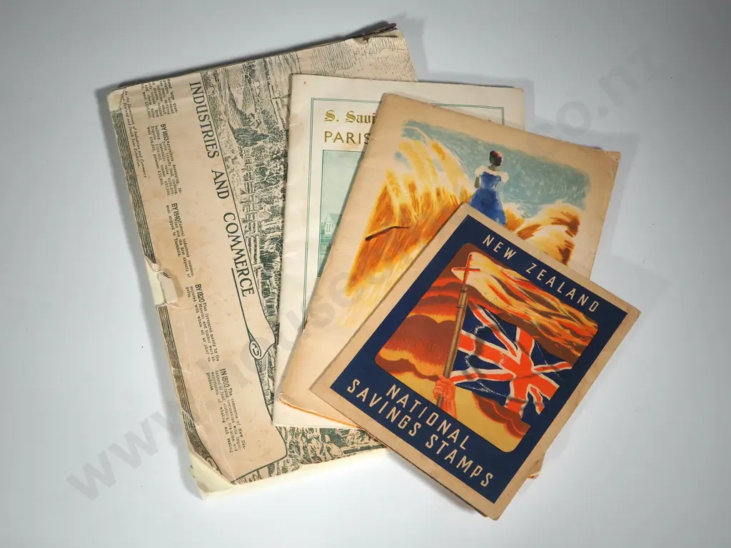 Ephemera Including Pictorial History NZ & South Seas Exhibition Pamphlet, Carlsberg Breweries Booklet Image 1++