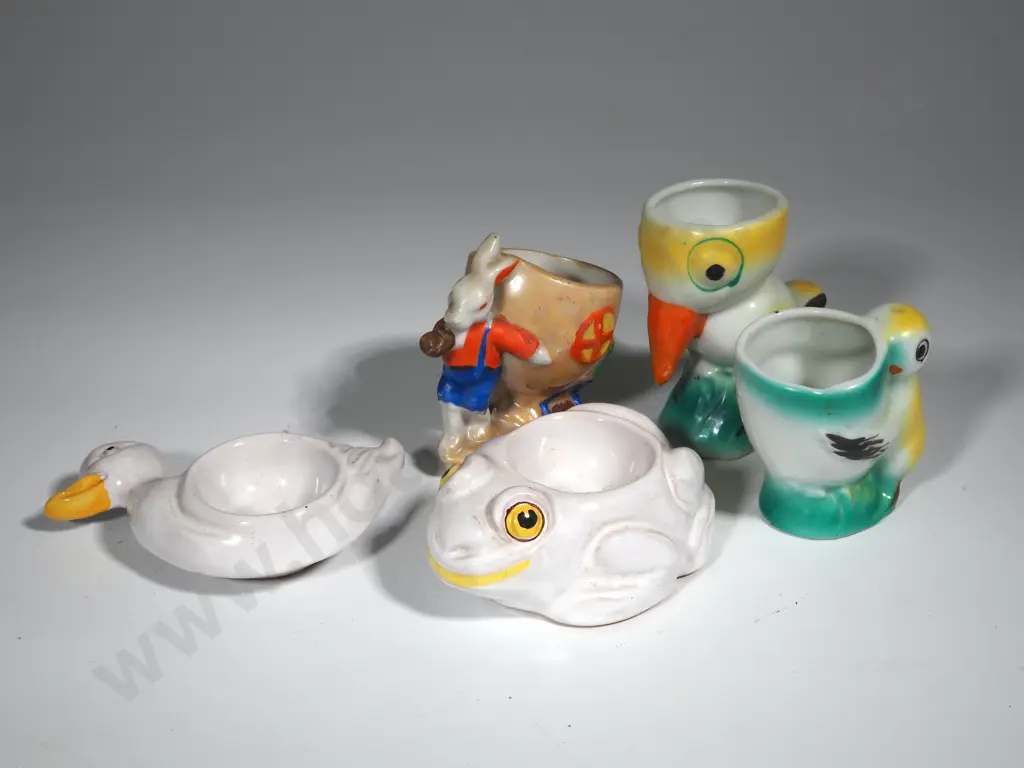 Five China/ Pottery Eggcups  Image 1++