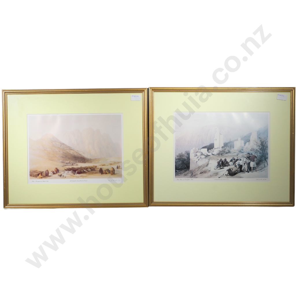 Set of Four Lithographs by David Roberts Depicting Arabian Scenes Image 1++