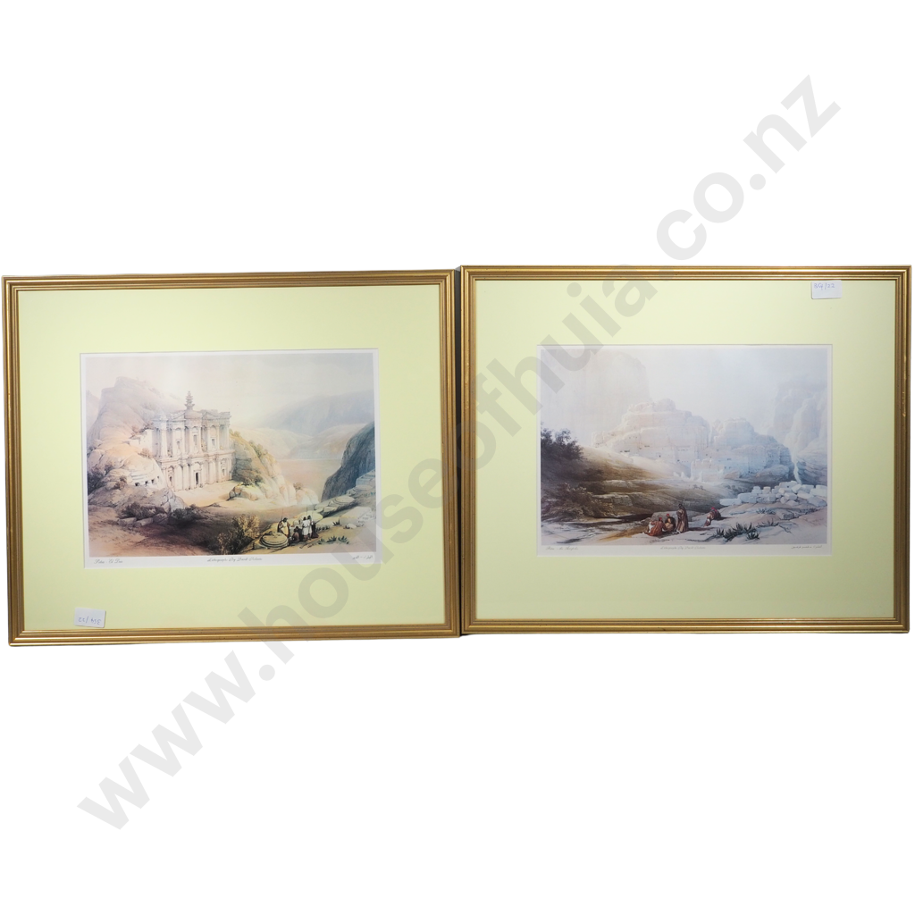 Set of Five Lithographs by David Roberts Depicting Arabian Scenes Image 1++