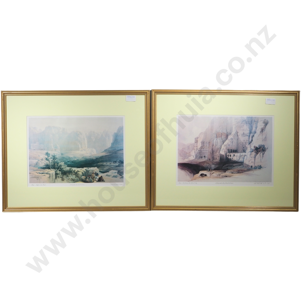 Set of Five Lithographs by David Roberts Depicting Arabian Scenes Image 1++