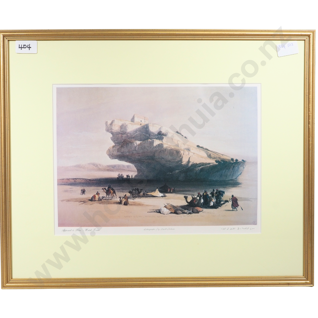 Set of Five Lithographs by David Roberts Depicting Arabian Scenes Image 1++
