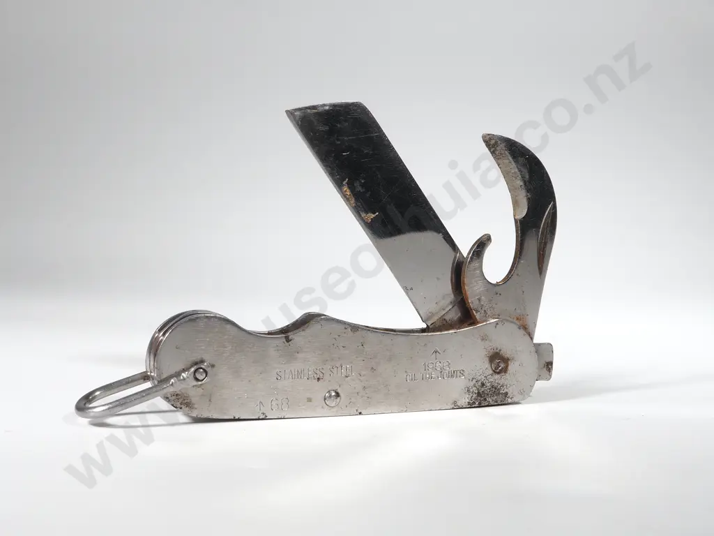 Army Issue 1968 Stainless Steel All Purpose Knife  Image 1++