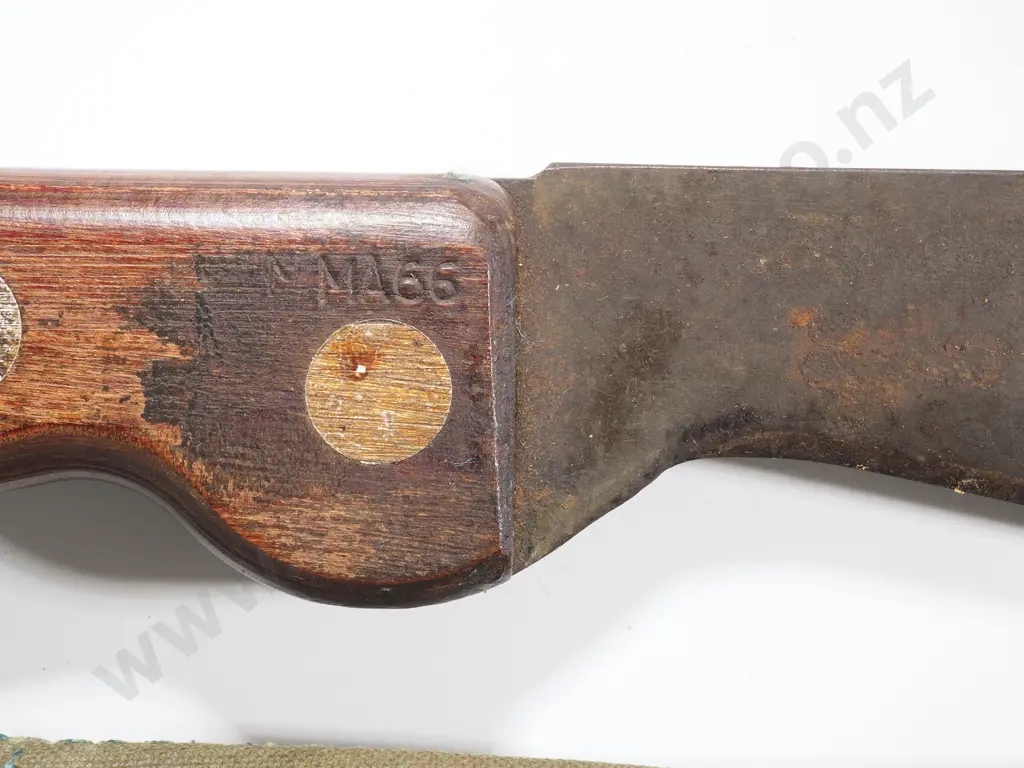 Vietnam War Period MA-66 Machete in Canvas Scabbard RNZAF Issue Image 1++