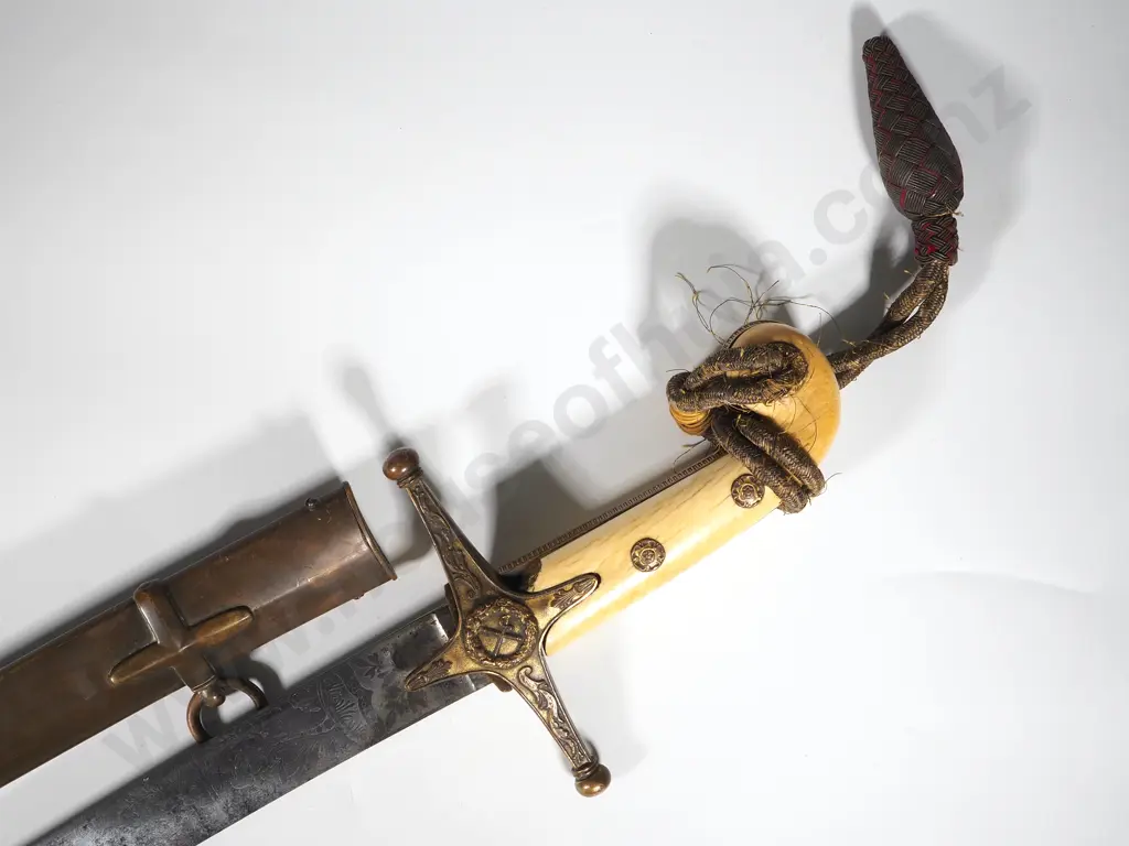 Victorian Marmaluke w Portapee by Rodder of Calcutta - Scabbard A/F Image 1++