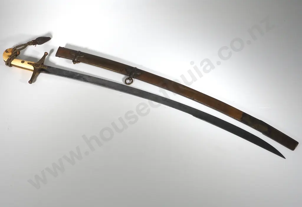 Victorian Marmaluke w Portapee by Rodder of Calcutta - Scabbard A/F Image 1++