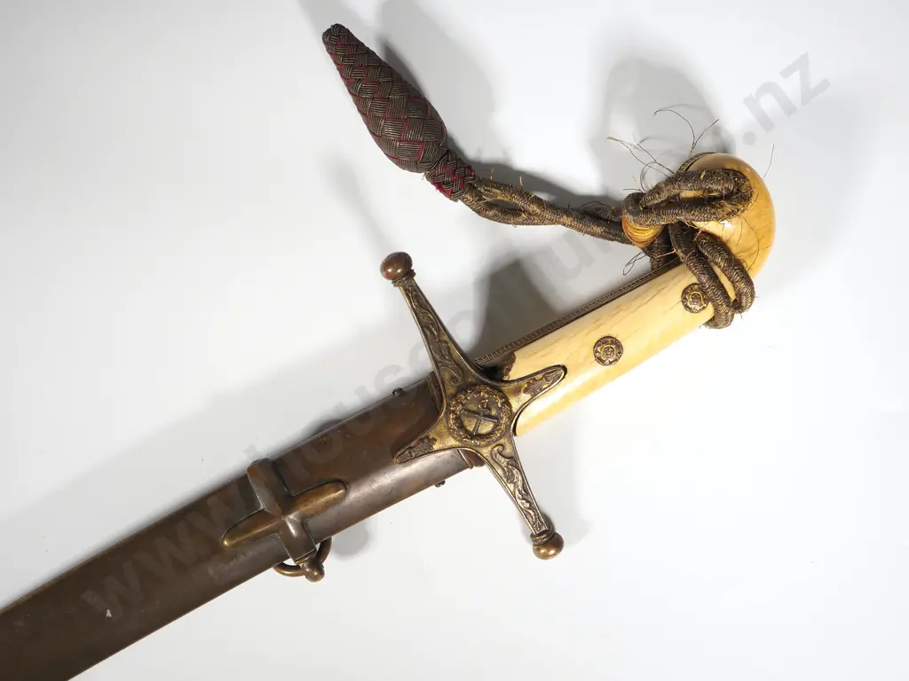 Victorian Marmaluke w Portapee by Rodder of Calcutta - Scabbard A/F Image 1++