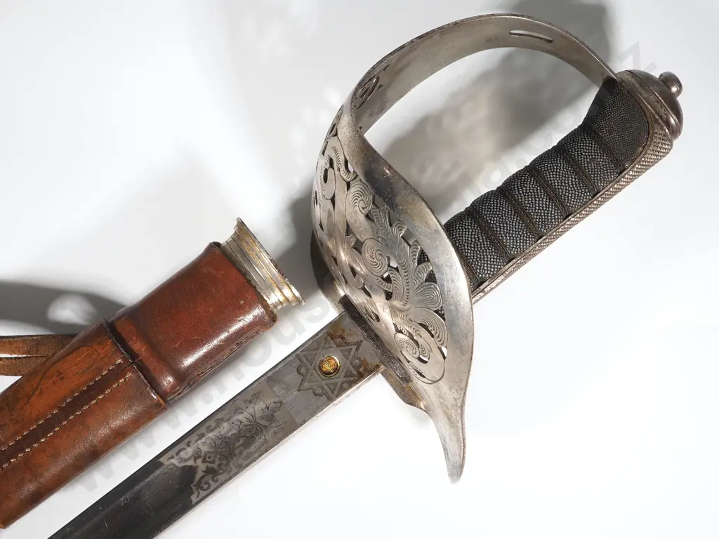 1910's New Zealand Public School Cadets Sword Stamped NZ657 Image 1++