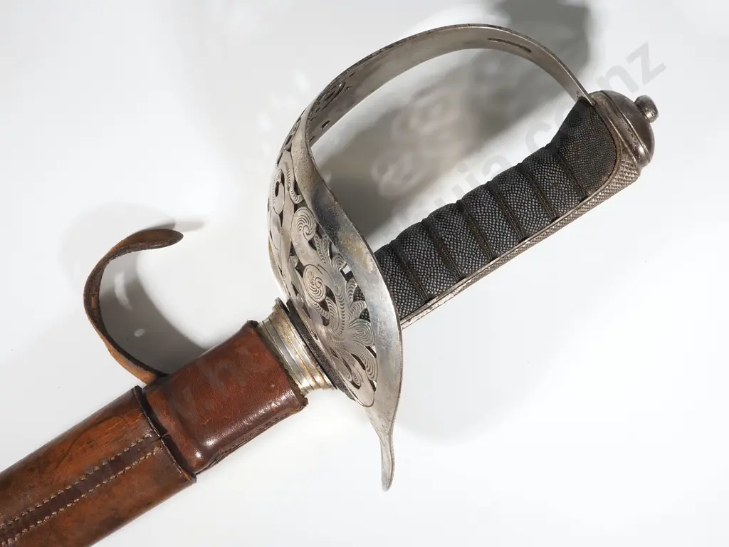 1910's New Zealand Public School Cadets Sword Stamped NZ657 Image 1++