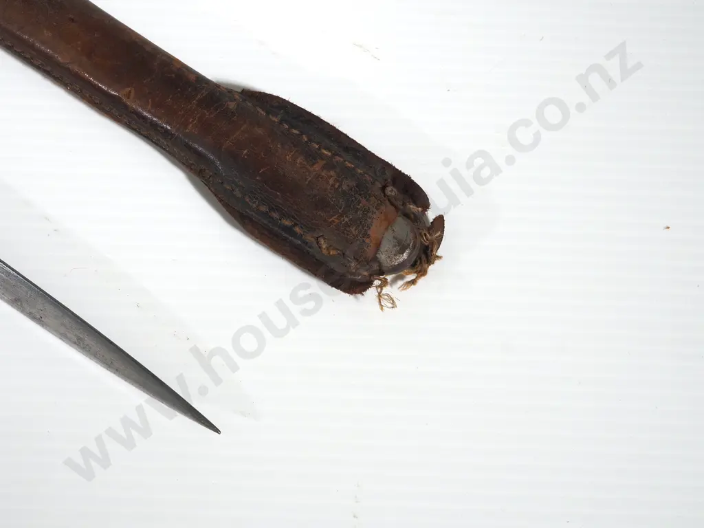 New Zealand Junior Cadets Sword Stamped NZ 659 - George 5th - Scabbard Tip Damage Commensurate w Wear Image 1++