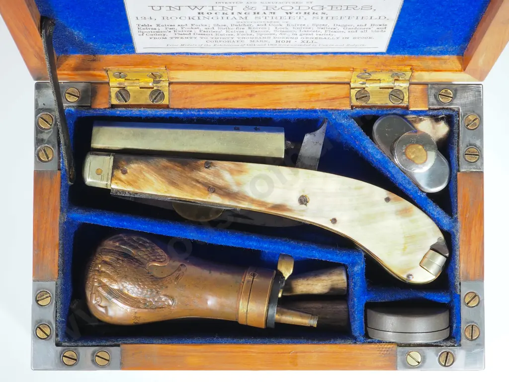 Unwin & Rodgers Antique Knife PIstol  Image 1++