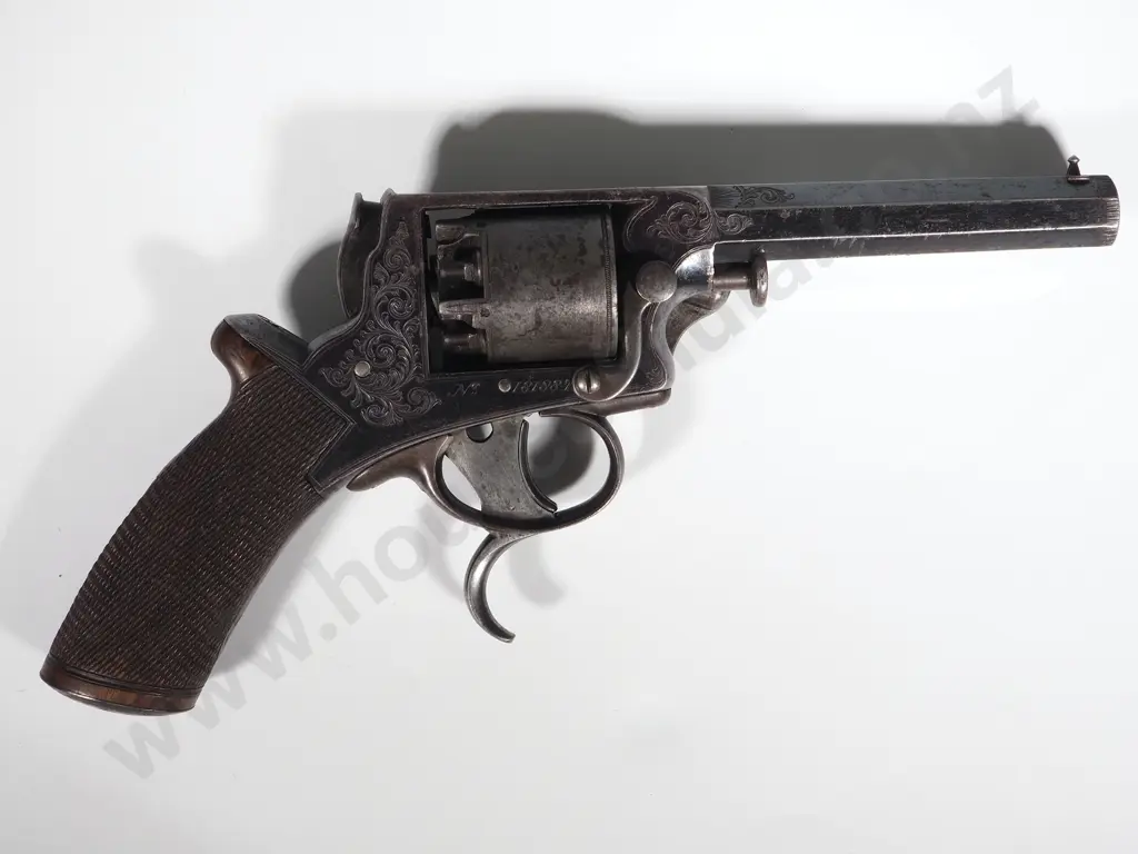 Tranter Cased Six Shot Double Trigger M1878 Revolver by E C Green & Associated Accessories Image 1++