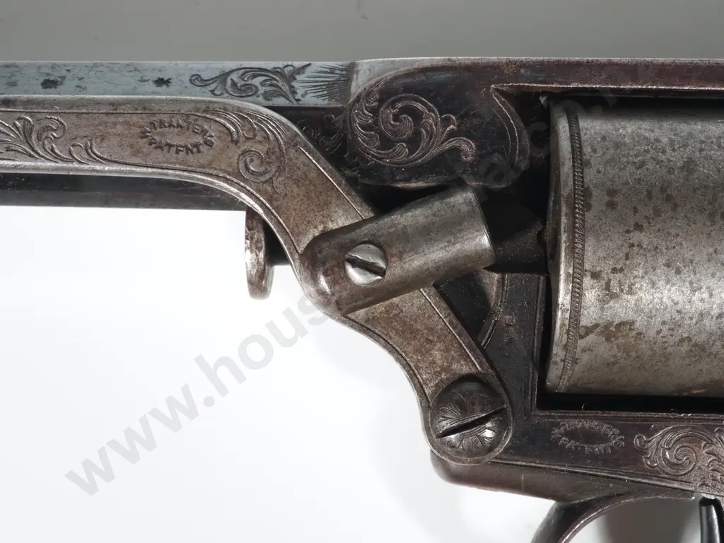 Tranter Cased Six Shot Double Trigger M1878 Revolver by E C Green & Associated Accessories Image 1++