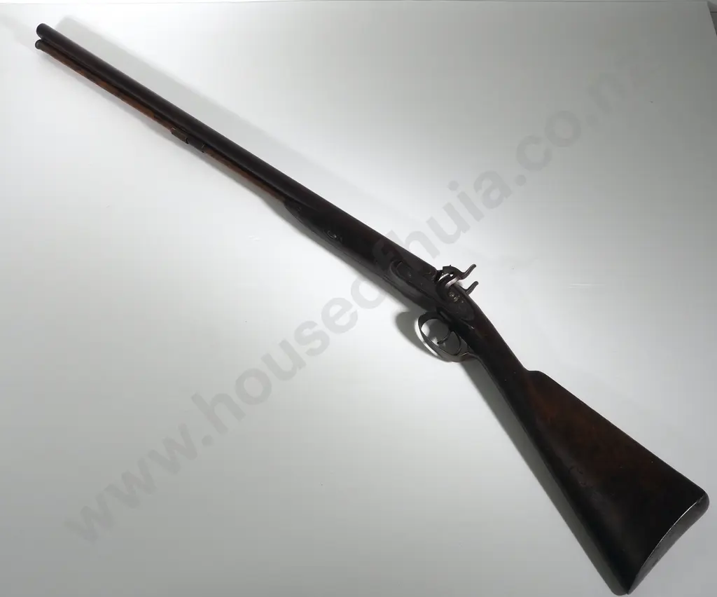 Muzzle Loading Double Barrell Shot Gun by Tipping & Lawden London- 2nd Prize for Picton Volunteers 1872 Image 1++