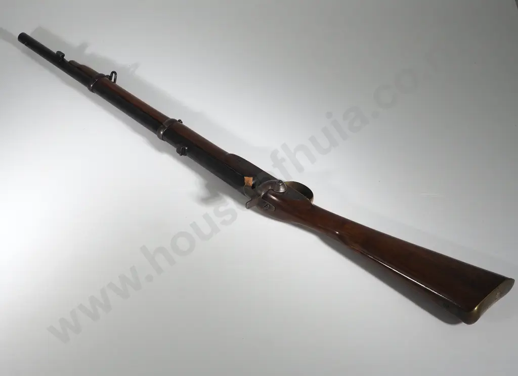 1858 Tower Enfield Carbine w New Zealand Marked Butt Plate - Gun has been refinished Image 1++