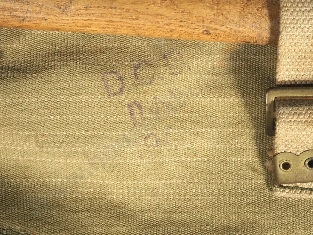 Scarce WW2 Entrenching Tool w Mine Probe Handle & Cover - Marked Australian Department of Defence 1941 Image 1++