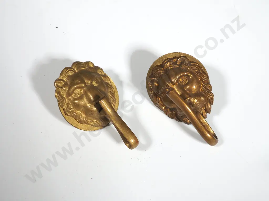 Two Boer War Slouch Hat Lion Hooks Image 1++