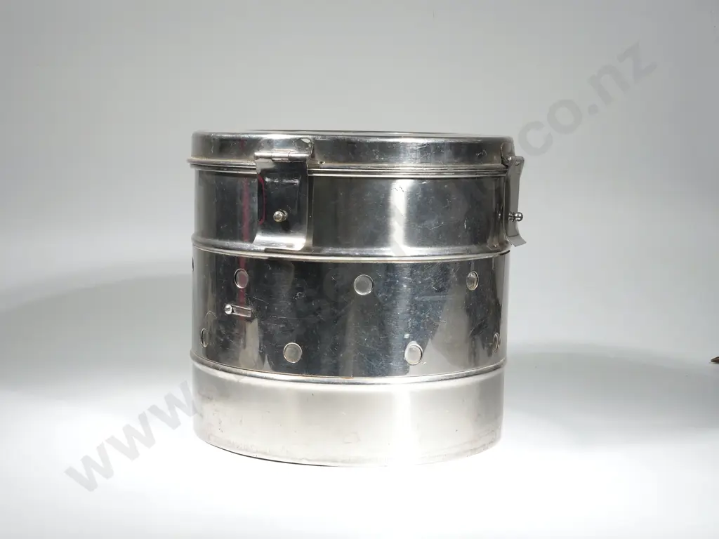 Vintage Military Surgical Dress Drum w Assorted Military Medical Supplies  Image 1++