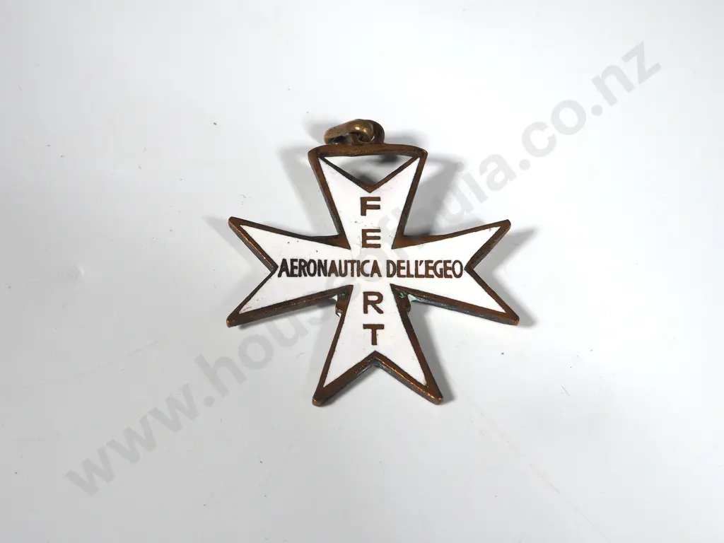 Italian Commemorative Cross of the Royal Air Force in the Aegean Medal  Image 1++